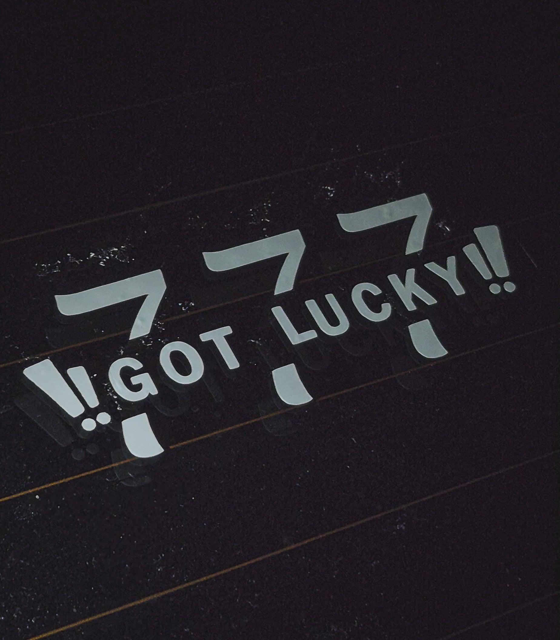 777 Got Lucky! Sticker