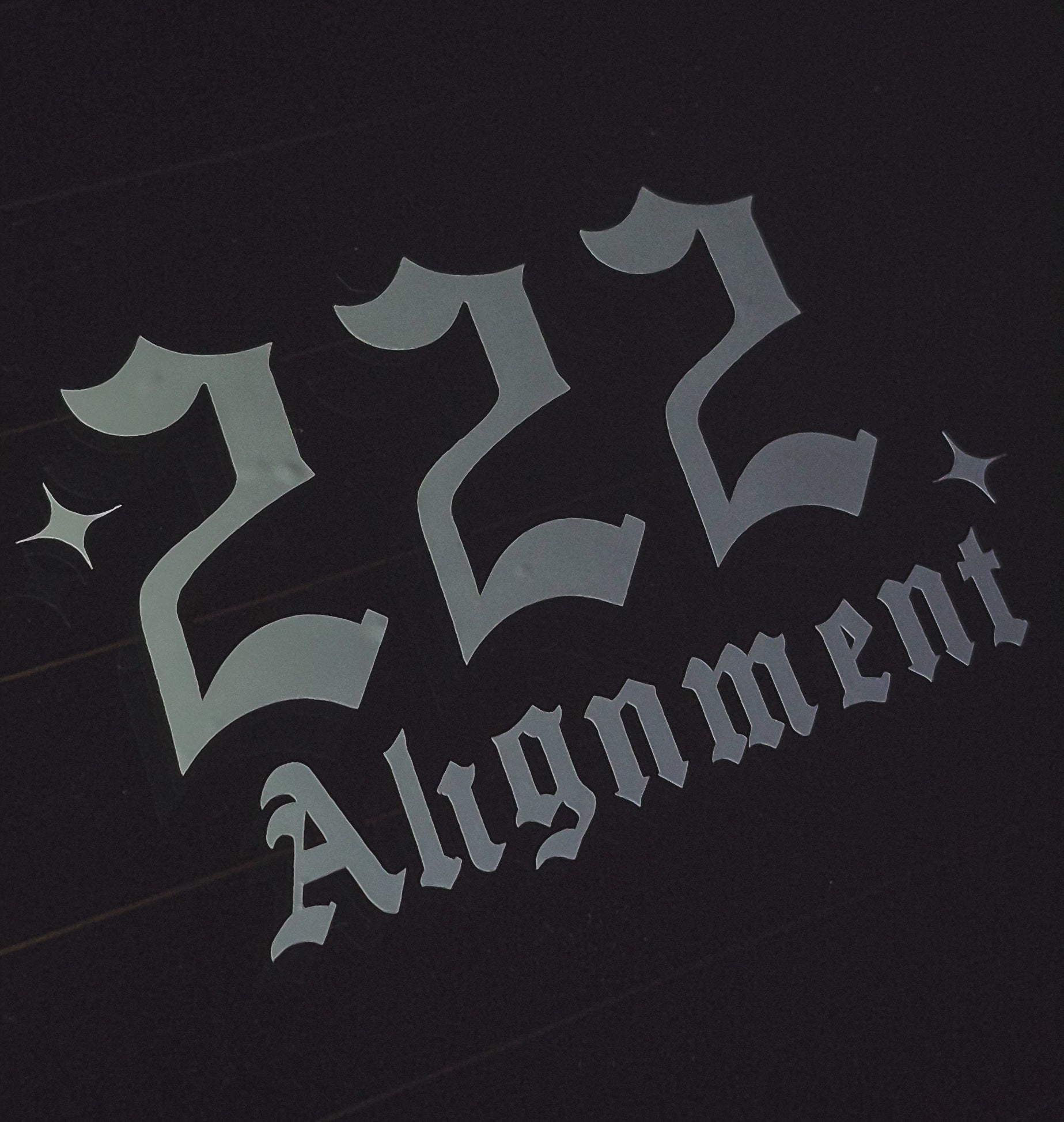 222 Alignment Sticker